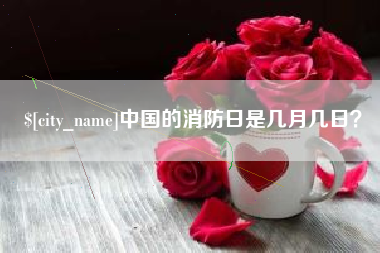 兰州中国的消防日是几月几日？