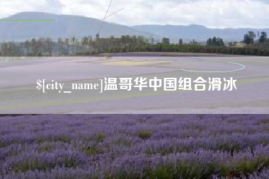 兰州温哥华中国组合滑冰