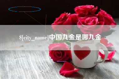 兰州中国九金是哪九金