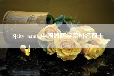 兰州中国消防学院排名前十