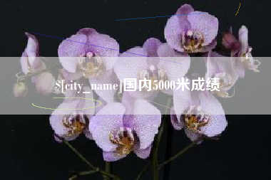 兰州国内5000米成绩