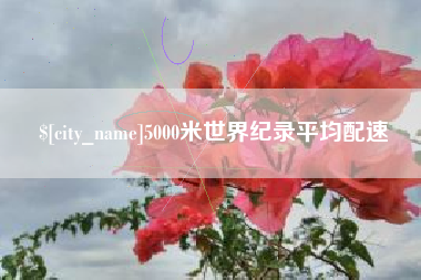 兰州5000米世界纪录平均配速