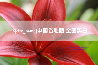兰州中国省地图 全图黑白