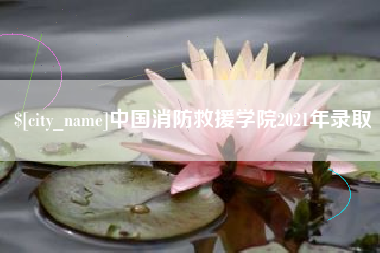 兰州中国消防救援学院2021年录取