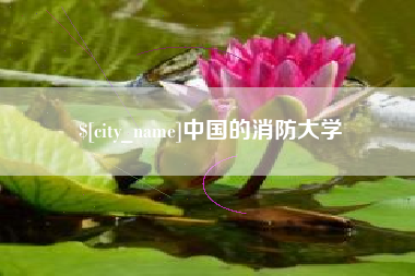 兰州中国的消防大学