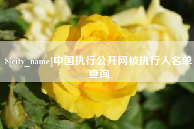 兰州中国执行公开网被执行人名单查询