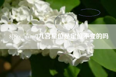 兰州九宫星位是定位不变的吗