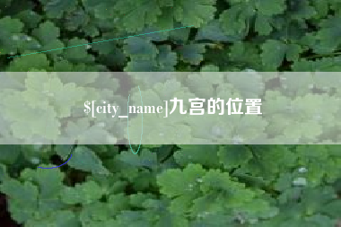 兰州九宫的位置