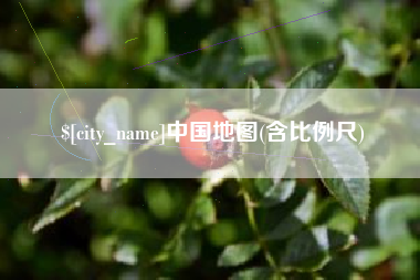 兰州中国地图(含比例尺)