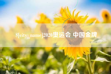 兰州2020奥运会 中国金牌